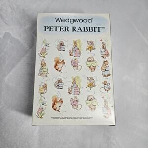 Wedgwood Peter Rabbit Beatrix Potter 2 Piece Porcelain Nursery Set NOB‎
